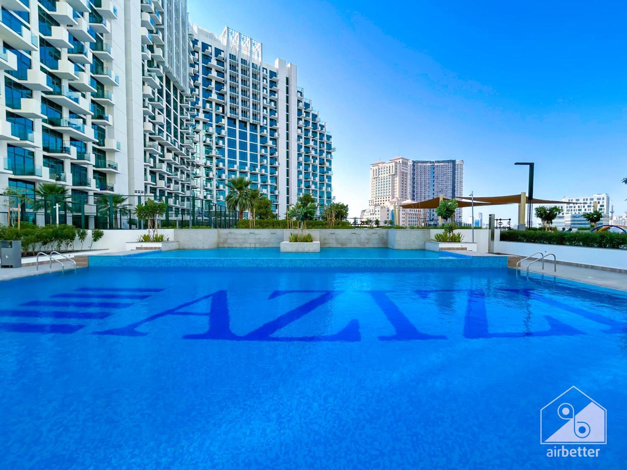 Апартаменты Cozy 1Br With Balcony & Views In Azizi Fawad Дубай Экстерьер фото